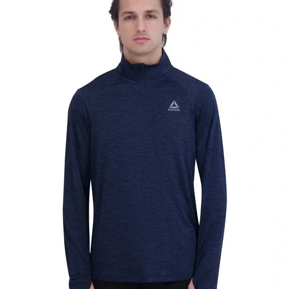 Reebok Men's Trail Quarter-Zip Active Pullover Sweatshirt 3XL - Picture 2 of 3